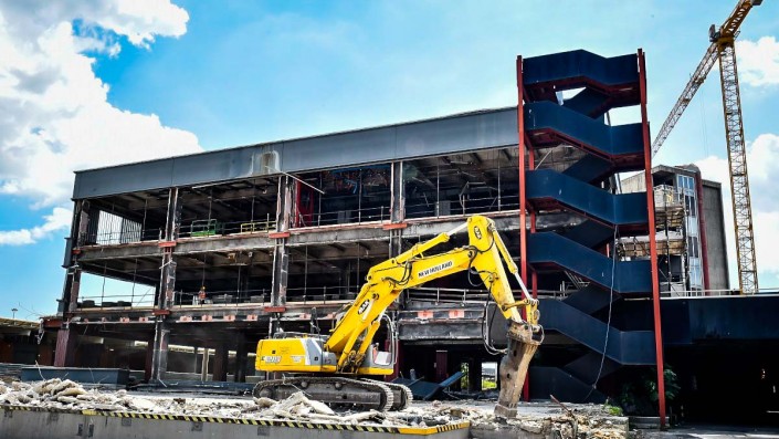 Luglio 2014 . Cantiere La Sapienza ex poste. © Francesco Vignali Photography